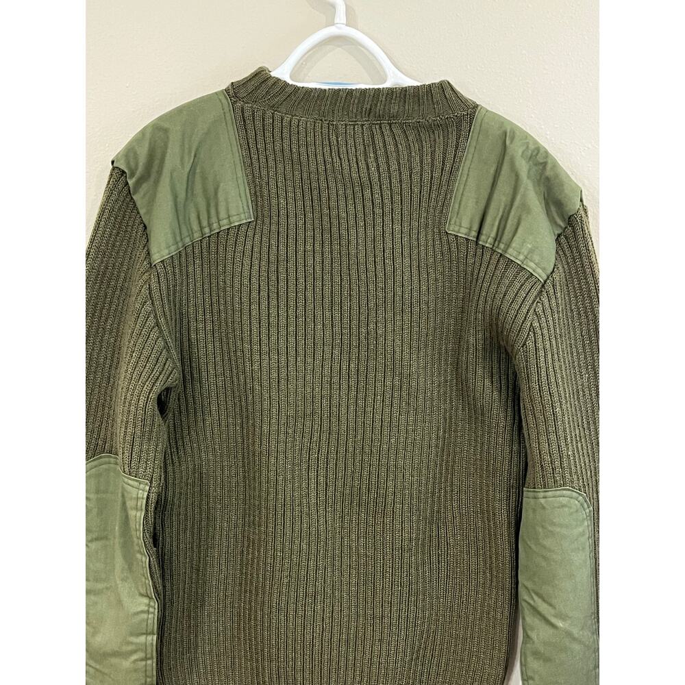US Marine Corps Wool Sweater Military Issue Size 42 Olive Drab - Picture 5 of 10